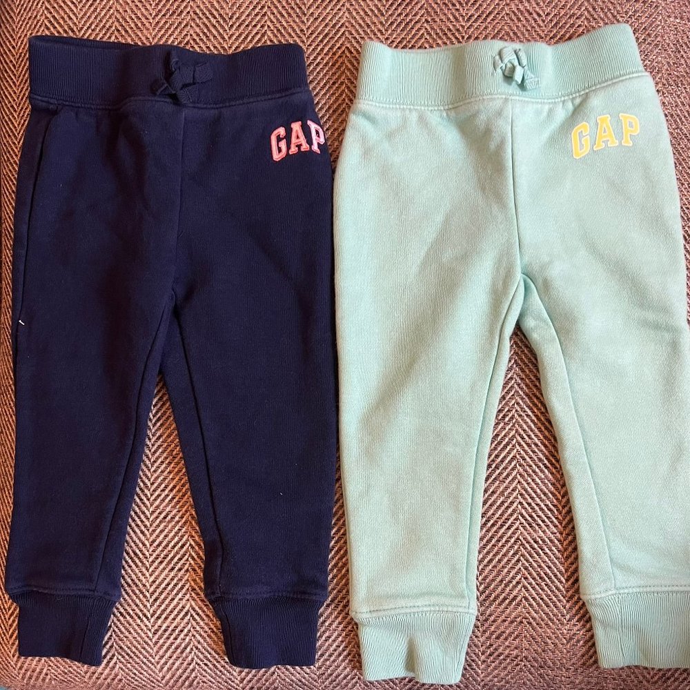 2 Pairs, 2T Baby Gap Joggers Sweatpants